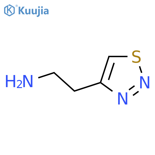 2-(1,2,3-thiadiazol-4-yl)ethan-1-amine structure