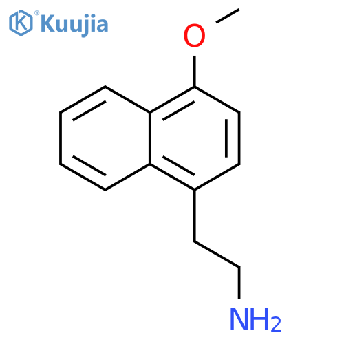 2-(4-methoxynaphthalen-1-yl)ethan-1-amine structure