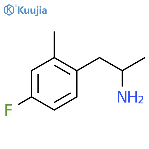 1-(4-fluoro-2-methylphenyl)propan-2-amine structure