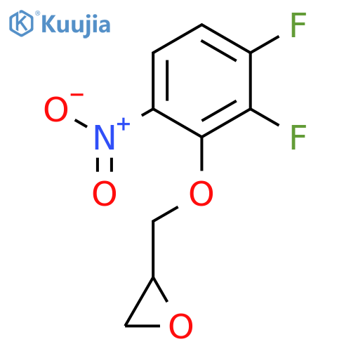 OXIRANE, [(2,3-DIFLUORO-6-NITROPHENOXY)METHYL]- structure