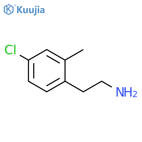 2-(4-chloro-2-methylphenyl)ethan-1-amine structure