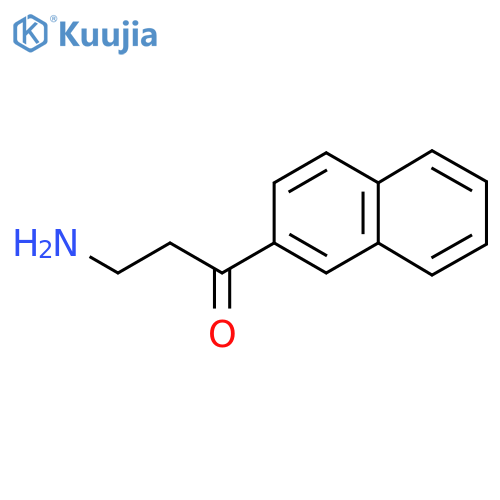 3-amino-1-(naphthalen-2-yl)propan-1-one structure
