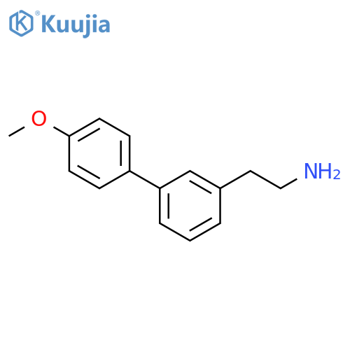 [1,1'-Biphenyl]-3-ethanamine, 4'-methoxy- structure