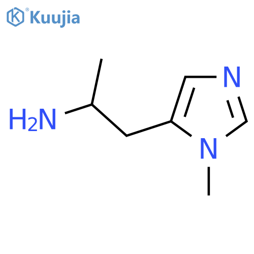 1-(1-methyl-1H-imidazol-5-yl)propan-2-amine structure