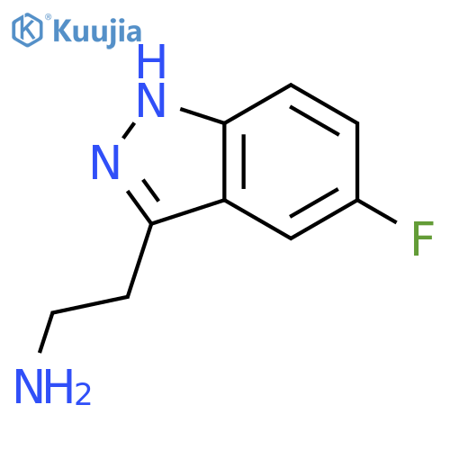 2-(5-Fluoro-1H-indazol-3-YL)ethanamine structure