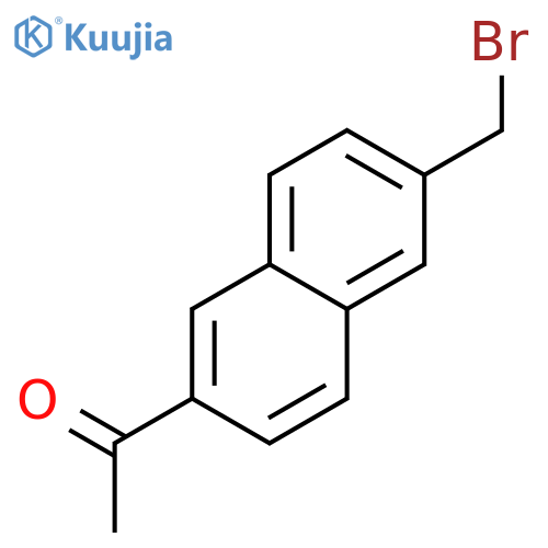 ETHANONE, 1-[6-(BROMOMETHYL)-2-NAPHTHALENYL]- structure
