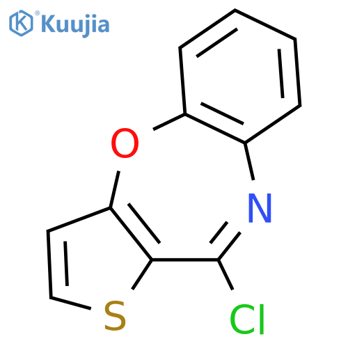 Thieno[3,2-b][1,5]benzoxazepine, 10-chloro- structure