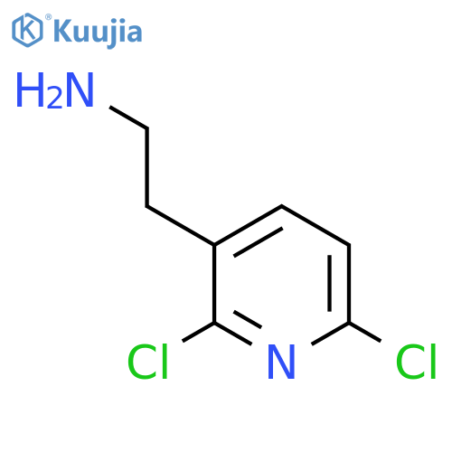 2-(2,6-dichloropyridin-3-yl)ethan-1-amine structure
