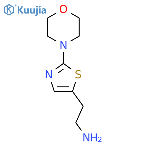 2-[2-(Morpholin-4-yl)-1,3-thiazol-5-yl]ethan-1-amine structure