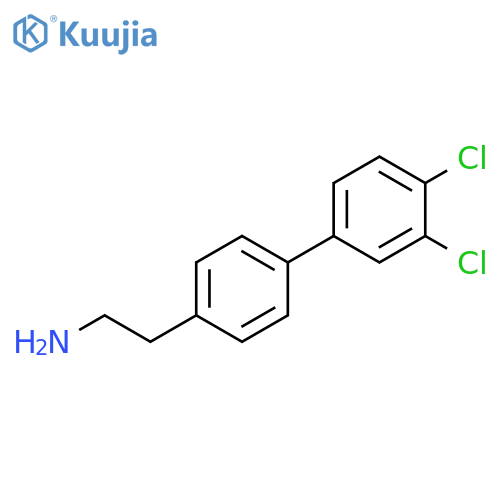 [1,1'-Biphenyl]-4-ethanamine, 3',4'-dichloro- structure