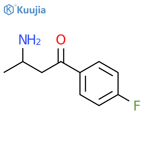3-amino-1-(4-fluorophenyl)butan-1-one structure