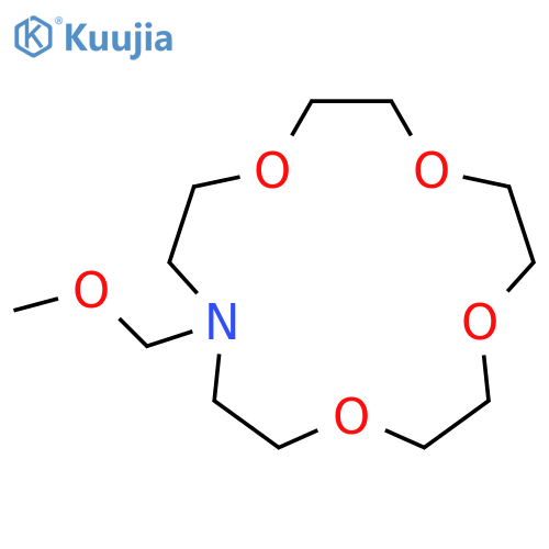 1,4,7,10-Tetraoxa-13-azacyclopentadecane,13-(methoxymethyl)- structure