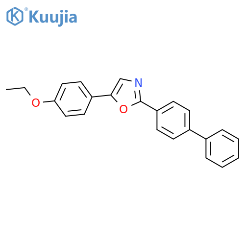 OXAZOLE, 2-[1,1'-BIPHENYL]-4-YL-5-(4-ETHOXYPHENYL)- structure