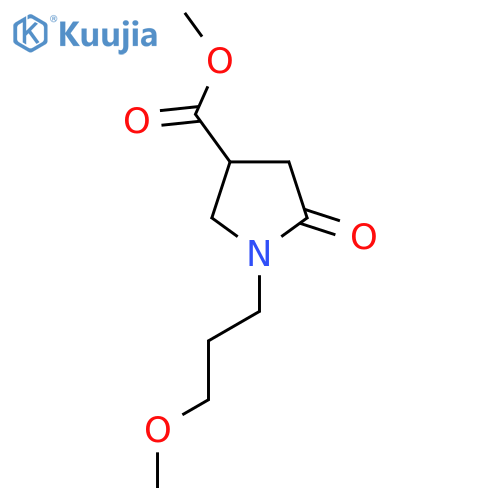Methyl 1-(3-Methoxypropyl)-5-oxopyrrolidine-3-carboxylate structure