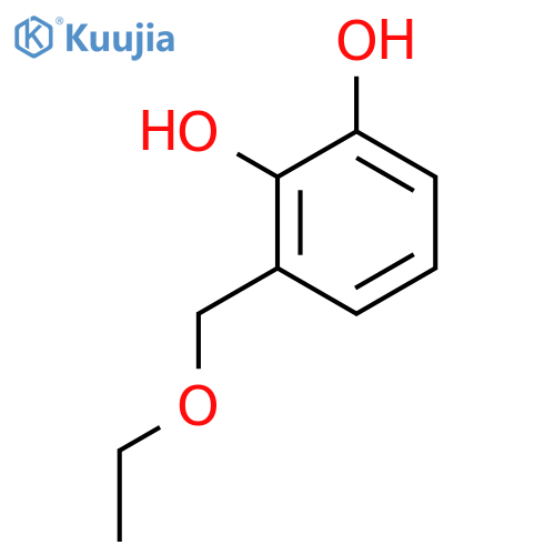 1,2-Benzenediol, 3-(ethoxymethyl)- structure
