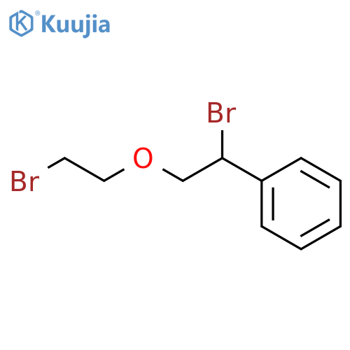 Benzene, [1-bromo-2-(2-bromoethoxy)ethyl]- structure