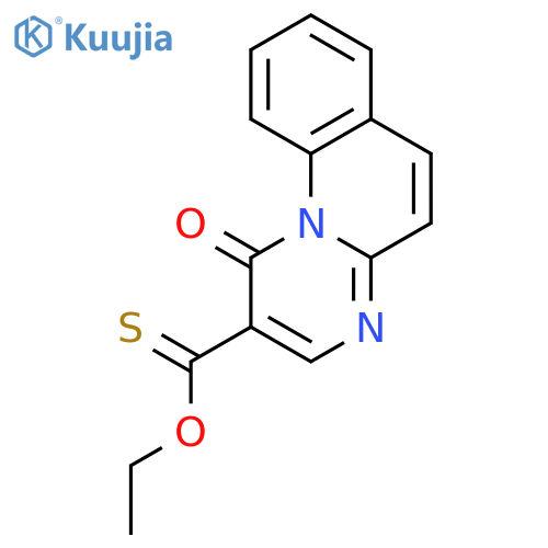 1H-Pyrimido[1,2-a]quinoline-2-carbothioic acid, 1-oxo-, O-ethyl ester structure
