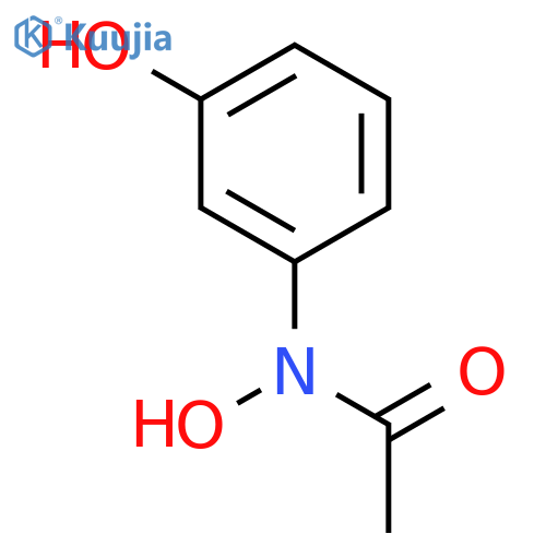 N-Hydroxy-N-(3-hydroxyphenyl)acetamide structure