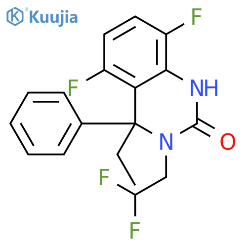2(1H)-Quinazolinone,3-(2,2-difluoroethyl)-4-ethyl-5,8-difluoro-3,4-dihydro-4-phenyl- structure
