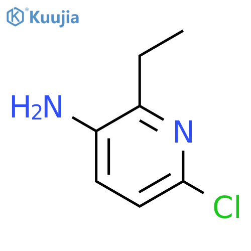 6-chloro-2-ethyl-3-Pyridinamine structure