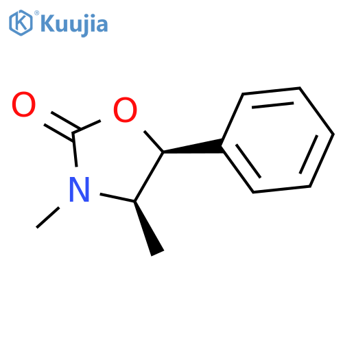 2-Oxazolidinone, 3,4-dimethyl-5-phenyl-, (4R-cis)- structure