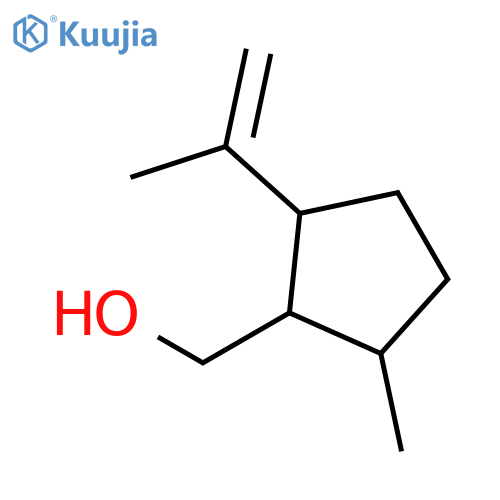 CYCLOPENTANEMETHANOL, 2-METHYL-5-(1-METHYLETHENYL)- structure