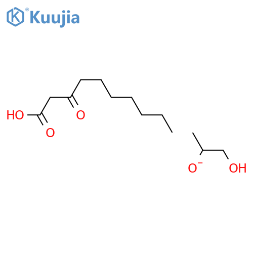 Glycerides, palm-oilmono- and di-, hydrogenated, 3-oxodecanoates structure
