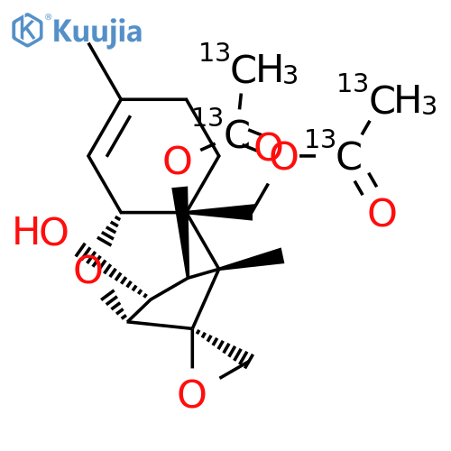 Diacetoxyscirpenol-13C4 structure