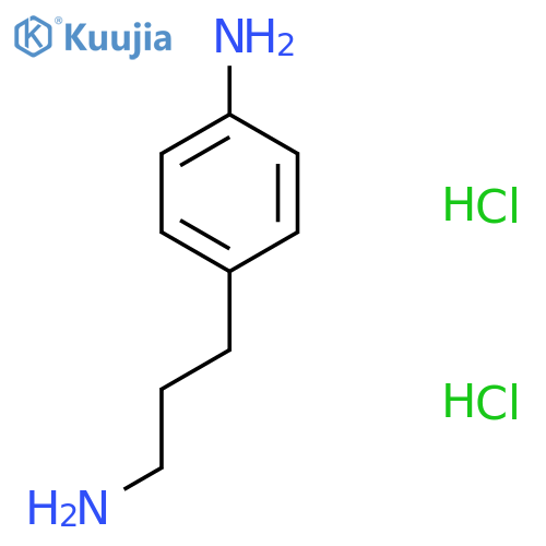 4-(3-aminopropyl)aniline dihydrochloride structure