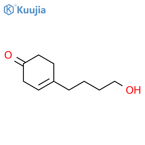 3-Cyclohexen-1-one, 4-(4-hydroxybutyl)- structure