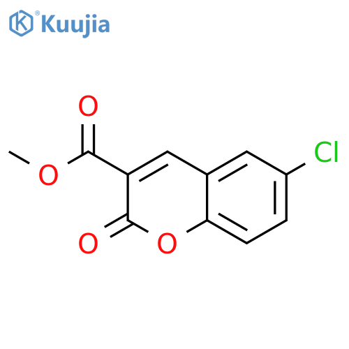 Methyl 6-chloro-2-oxo-2H-chromene-3-carboxylate structure