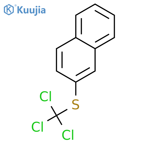 Naphthalene,2-[(trichloromethyl)thio]- structure