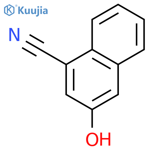 3-hydroxynaphthalene-1-carbonitrile structure