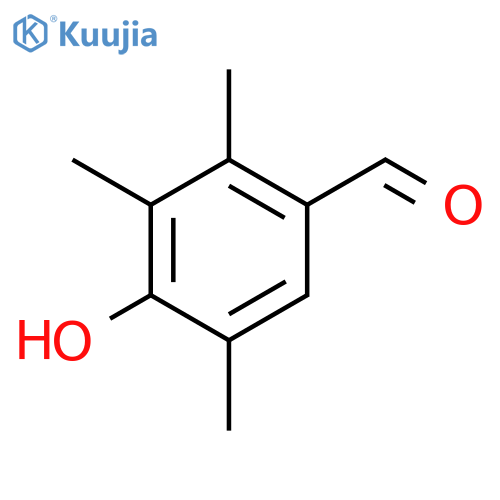 4-hydroxy-2,3,5-trimethylbenzaldehyde structure
