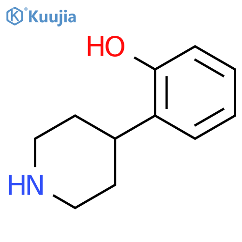 2-(Piperidin-4-yl)phenol structure
