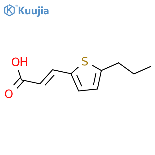2-PROPENOIC ACID, 3-(5-PROPYL-2-THIENYL)- structure