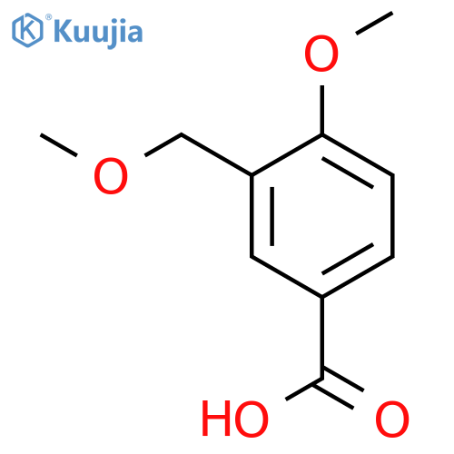 4-methoxy-3-(methoxymethyl)benzoic acid structure