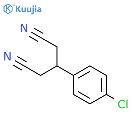 PENTANEDINITRILE, 3-(4-CHLOROPHENYL)- structure