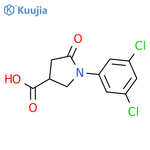 1-(3,5-Dichlorophenyl)-5-oxopyrrolidine-3-carboxylic Acid structure