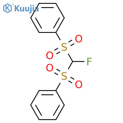 (Fluoromethylenedisulfonyl)dibenzene structure