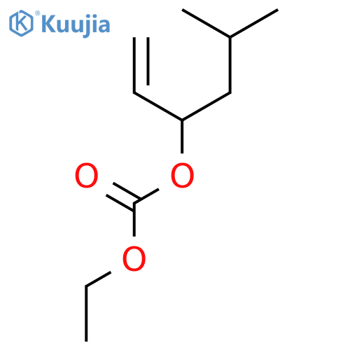 Carbonic acid, 1-ethenyl-3-methylbutyl ethyl ester structure