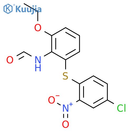 FORMAMIDE, N-[2-[(4-CHLORO-2-NITROPHENYL)THIO]-6-ETHOXYPHENYL]- structure