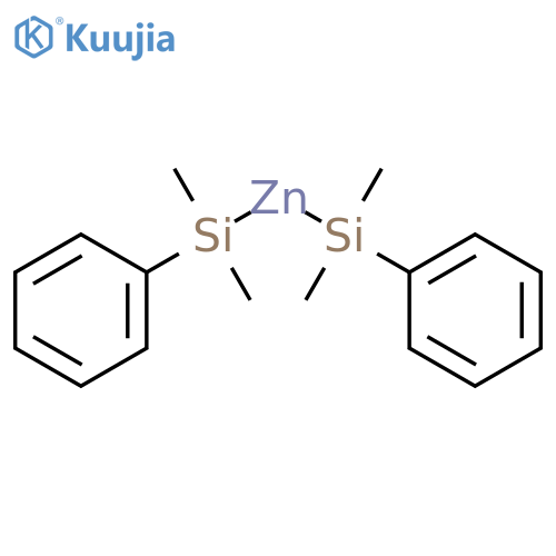 Zinc, bis(dimethylphenylsilyl)- structure