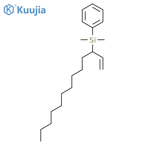 Silane, (1-ethenylundecyl)dimethylphenyl- structure