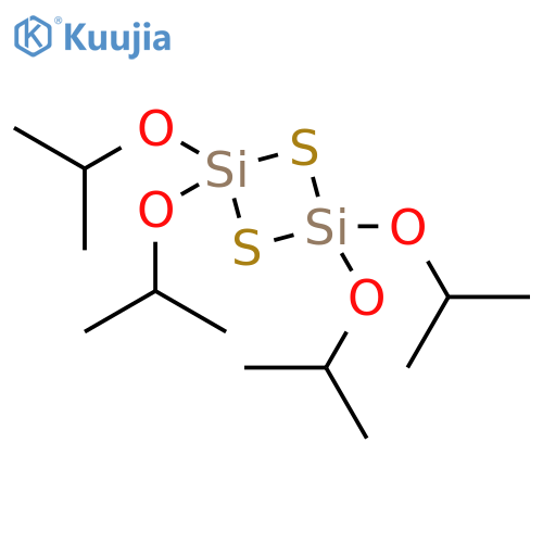 Cyclodisilathiane, tetrakis(1-methylethoxy)- structure