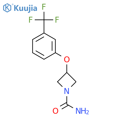 1-Azetidinecarboxamide,3-[3-(trifluoromethyl)phenoxy]- structure