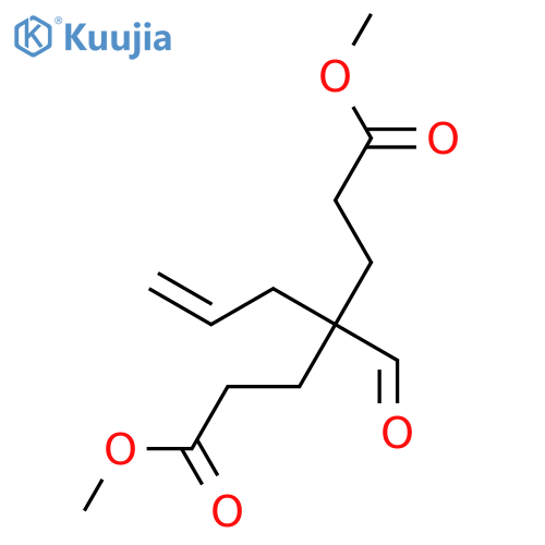 HEPTANEDIOIC ACID, 4-FORMYL-4-(2-PROPENYL)-, DIMETHYL ESTER structure
