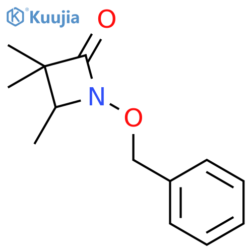 2-AZETIDINONE, 3,3,4-TRIMETHYL-1-(PHENYLMETHOXY)- structure