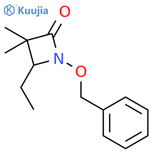 1-(Benzyloxy)-4-ethyl-3,3-dimethylazetidin-2-one structure
