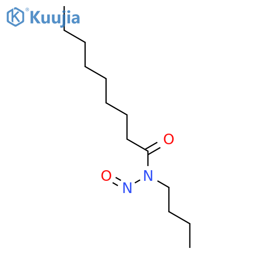 Nonanamide, N-butyl-N-nitroso- structure